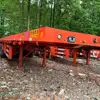 Heavy Duty flatbed Used 3 Axles Truck Trailer Manufacturer
