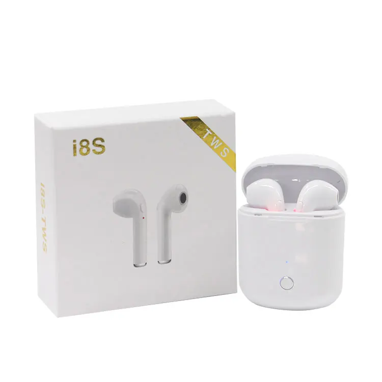 

2019 Amazon Top Seller Handsfree I8S Tws Bluetooth Headphone True Stereo Earphones For Iphone And Pc