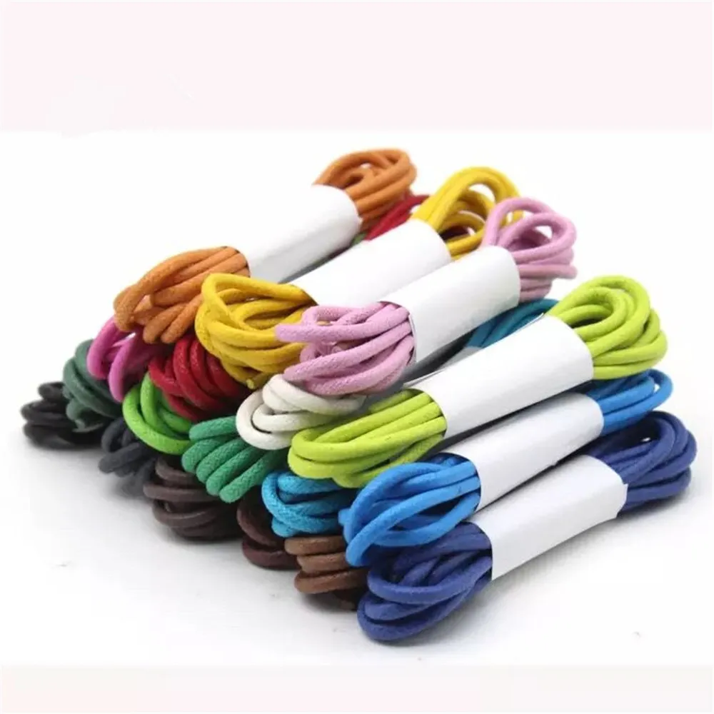 

Fashion Round Waxed Cotton Shoelaces