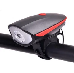 Waterproof LED bike front light and Loudspeaker Warning bicycle light