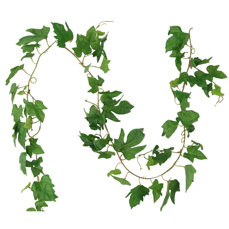 

Fake Ivy Leaves Artificial Ivy Garland Greenery Decor Faux Green Hanging Plant Vine for Wall Party Wedding Room Home Decor, Dark green