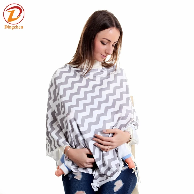 

Multi functional Baby Nursing Cover Scarf, Fashion strip;colorful or custom
