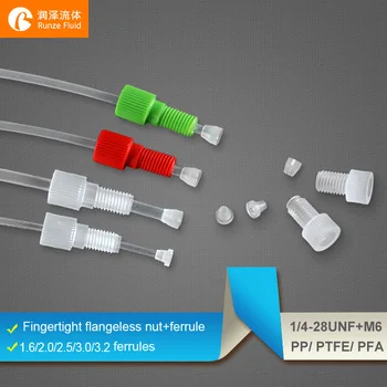 fittings plastic grade medical pfa larger