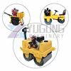 Sports playground 2 ton static mini vibrating double steel drum road roller machine