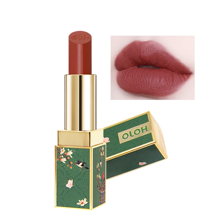 

Hot Items 2019 Made in China Chinese Style History Classic Matte Non-stick Cup Lipstick Vintage Matte Lipstick, Multi-colored