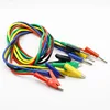 High Quality 1M Long Alligator Clip to Banana Plug Test Cable Pair for Multimeter