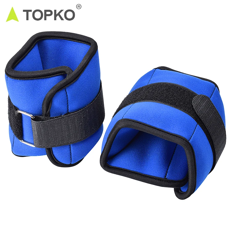 

TOPKO (1kg) Wholesale Comfort Portable Fit Ankle Wrist Weights Set With Adjustable Strap Weight Set