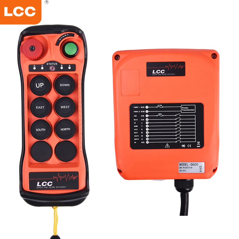 

F21-E1B Q600 Remote control for hydraulic Button Industrial remote control