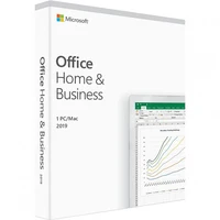 

Original retail box package system software Microsoft Office 2019 Home and Business Windows PC MAC office 2019 home and business