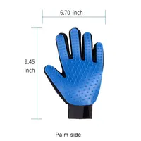 

Five-finger pet grooming gloves massage dog cat double pet grooming gloives for dogs