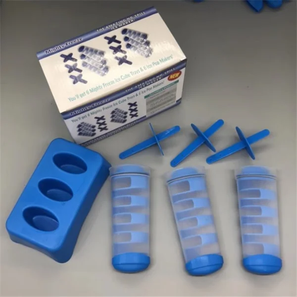 
Creative Ice Maker Tool DIY Mold Silicone Ice Freeze Bucket Portable Ice Cream Tubes Multifunctional Pop Maker 