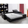 Home Furniture Folding Sofabed Fabric L Shape Sectional sofa cum bed