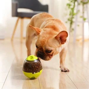 Image of OEM Customized Tumbler Design Increases IQ Slow Feeder Interactive Pet Dog Food Dispenser Ball Toy