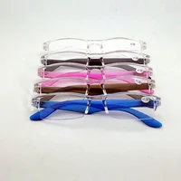 

Wholesale Promotion One-Piece Fashion Ultra Slim Reading Glasses Plastic