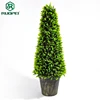 Wholesale Artificial Boxwood Tower Tree Decorative Plastic Boxwood Tower Plants