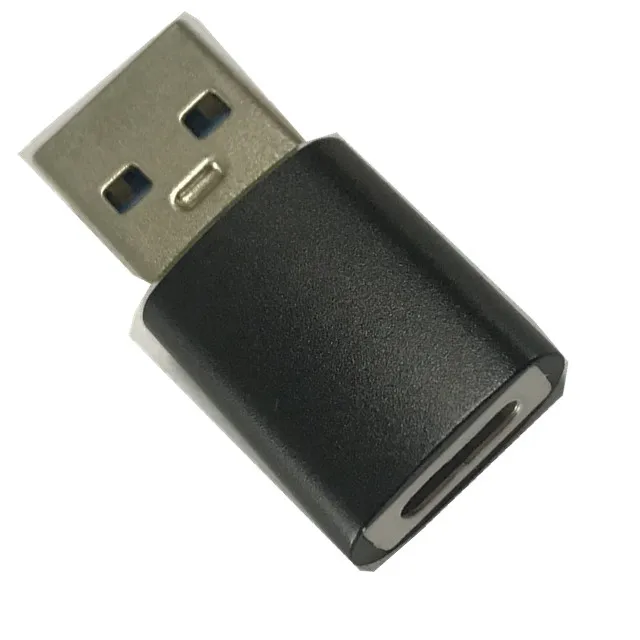 

Metal USB 3.1 Type C female to USB A male OTG data sync charging adapter