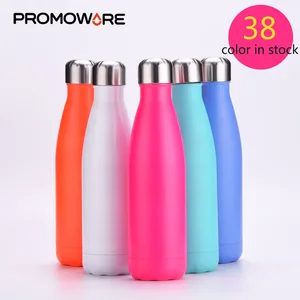 Image of Wholesale Stylish Vacuum Insulated water drink bottle Stainless Steel Double Wall OEM metal thermal water drink bottle TMSS0274