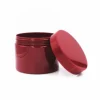 Empty 500ml 500g 500 ml dark red Plastic PET pomade jar with screw lid for cosmetic Cream material
