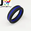Silicone Wedding Ring Band for Men Women - Enhanced Comfort, Superior Non Bulky Rubber Rings