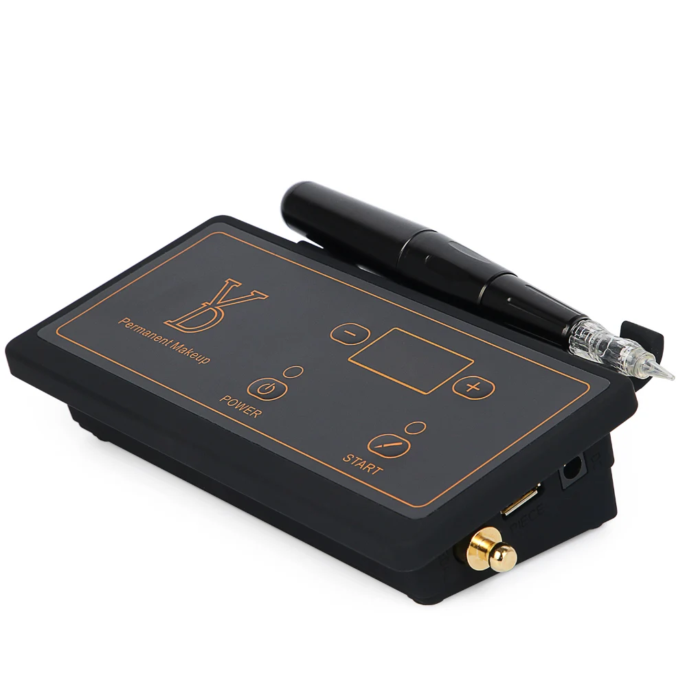 

Hot Selling Permanent Makeup Eyebrow Intelligent Digital Tattoo Machine Kit OEM, Black