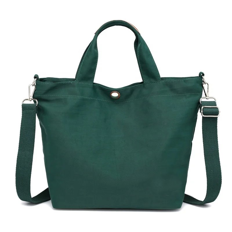 
nylon tote bags shoulder bag washed nylon handbags for woman 