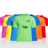 

10pcs 65% Polyester 35% Cotton T Shirts Short Sleeve Dry Fit Custom Polo T Shirt