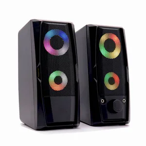 Portable Bluetooth Speaker Backlight LED PC 2.0 Lighting