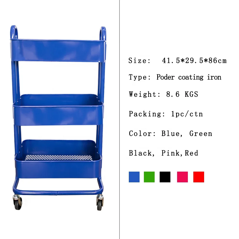 
Mobile kitchen storage cart 
