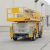 Auto moving hydraulic scissors platform table lifter