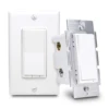 EVALOGIK Home Hotel Wireless Remote Control 120V Wifi 1 Gang 3 way Wifi wall Light dimmer Switch