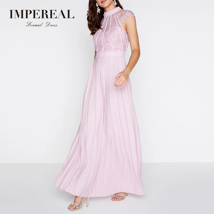 

Lady Red Carpet Bangkok Fuchsia Embroidered Lace Mesh Plus Size Dress Women, Custom color