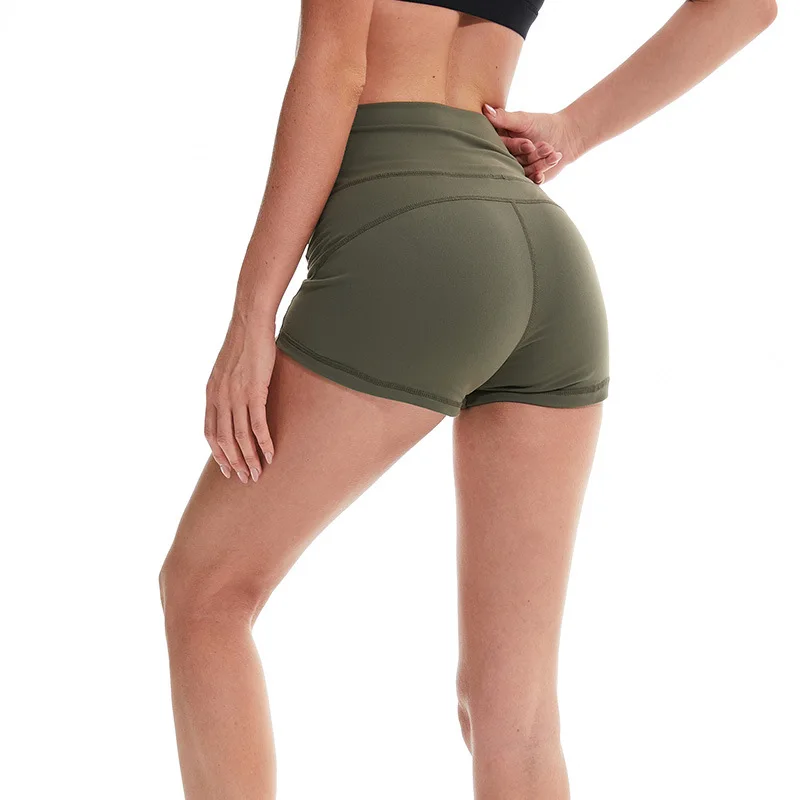 

Wholesale women gym wear booty high waisted workout gym yoga shorts