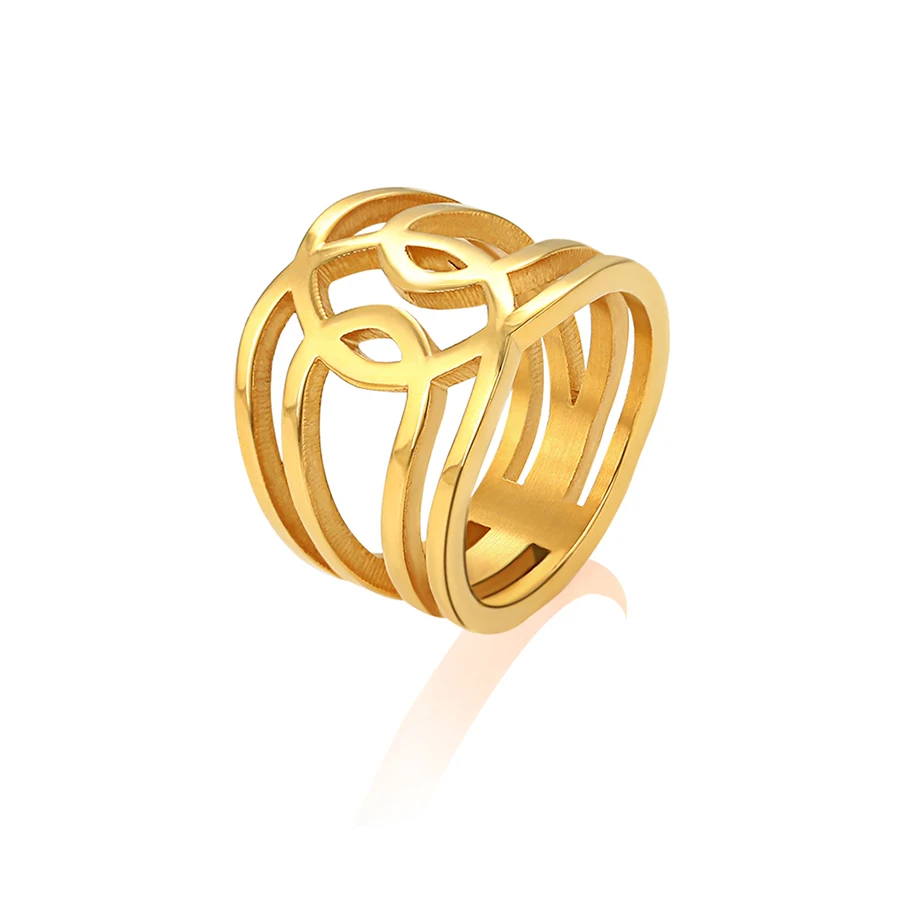 

R-126 xuping fashion simple style ring, engagement ring, 24k dubai gold ring