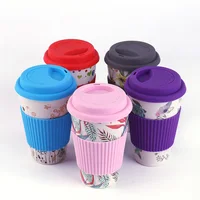 

400ml customized printing logo bamboo coffee cup