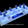 High quality fashion led acrylic cell phone rack with change light color