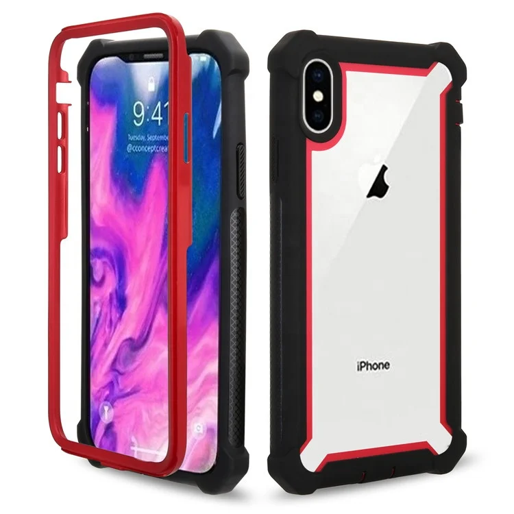 

Saiboro 8 colors hybrid universal phone case mobile cover for iPhone XS max xr case for apple, Multi-color, can be customized
