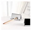 Stainless Steel Desktop High Quality Standing rack Business Card Clip