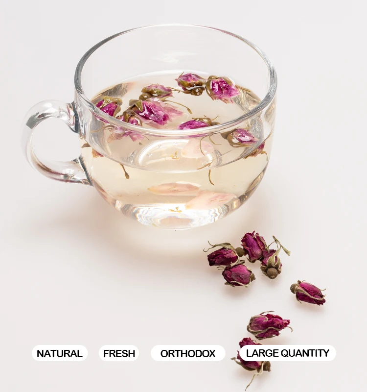 
Organic Dried Rose Bud Flower Herbal Tea 