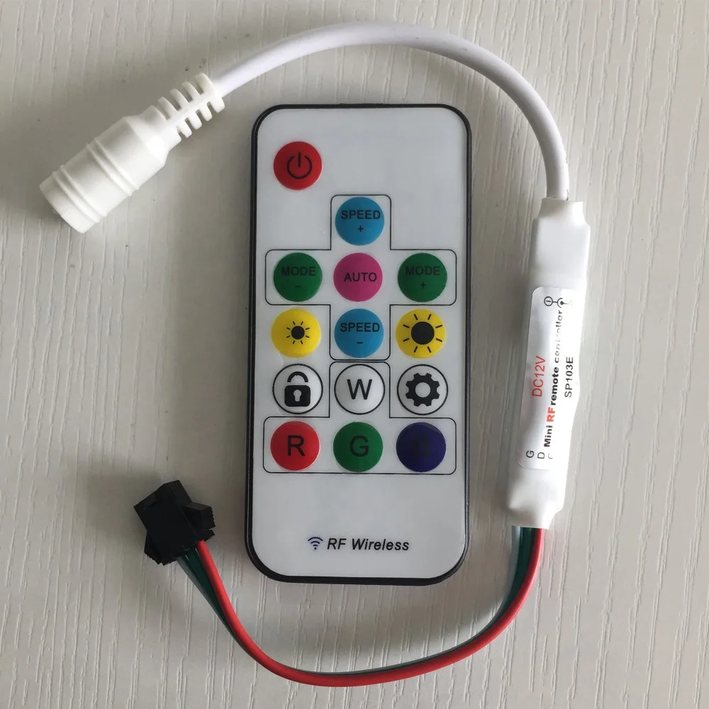 12V RF  wireless LED light remote controller led light RGBW dimmer