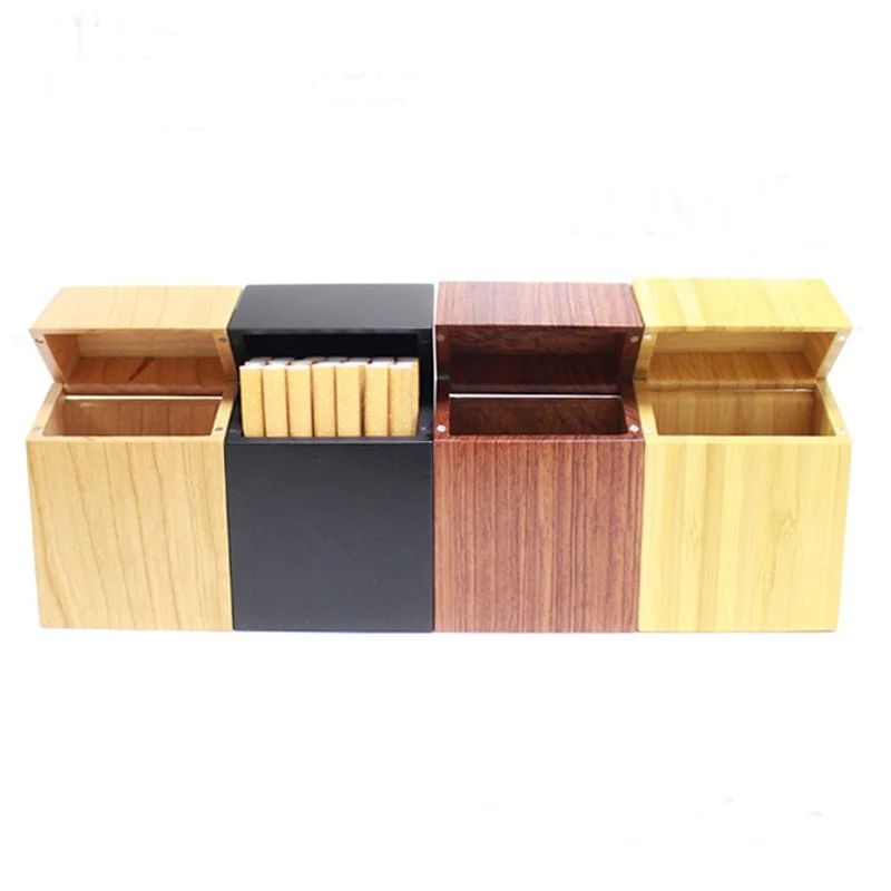 

Eco-friendly Custom Design Custom Logo Free Sample Wooden Cigarette Case Box, Natural wood color