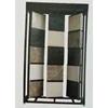 Can Put 30 Pieces 300x300mm Samples Square Rotating Quartz Stone Sample Display