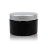 120ml 4oz empty PET body butter black face cream cosmetic plastic jar