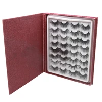 

eyelash book of 3d mink eyelashes extension private label glitter lash book