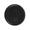 Custom Logo Personality 7.5'' Ceramic Round Dessert Plate Matt Glaze Dinner Plate Simple Elegant Salad Plate