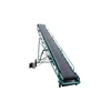 Rubber belt conveyor system for continuous conveying