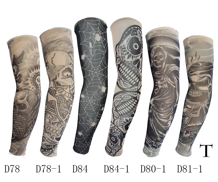 

Custom tattoo sleeves temporary hand compression full arm cover sport sleeve for men, Customized
