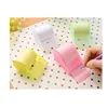 Creative cute note paper free stickers with tape seat can be torn notes