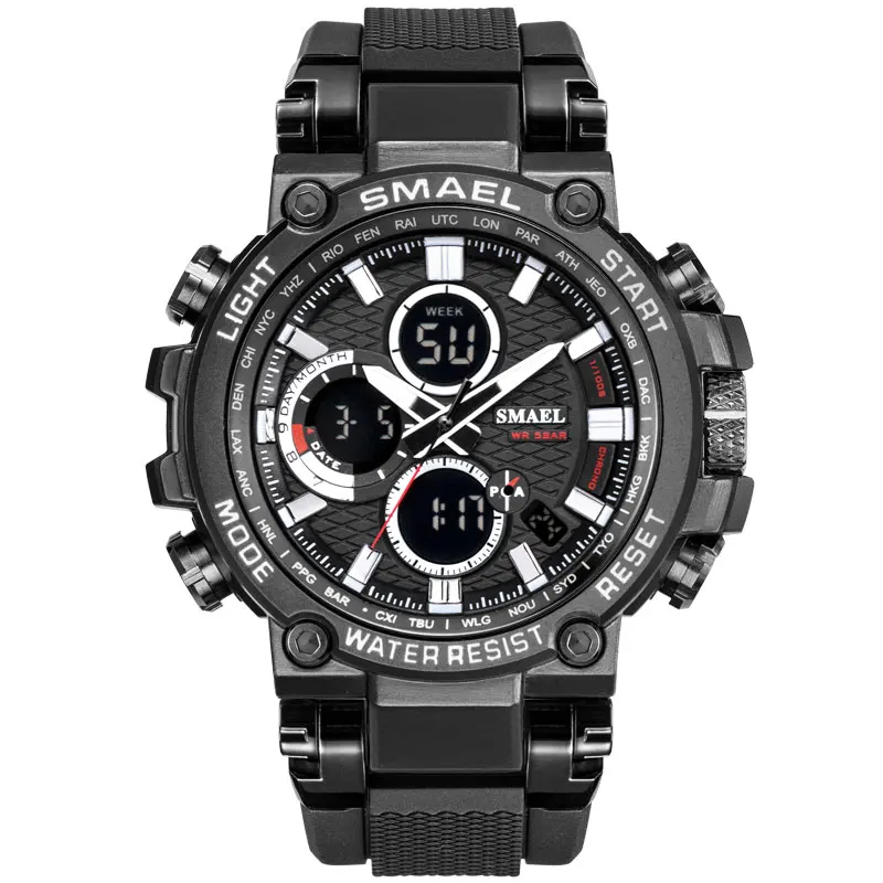 

SMAEL Manufacturer Wholesale New Product 1803 Sport 50M Resistant Electronic Sport Wrist Watch, Picture