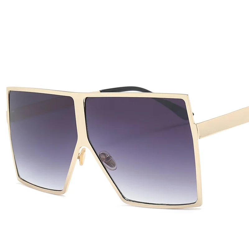 

High quality Oversides big frame shades sunglasses custom fashion sun glasses 2019