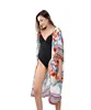 Long cardigan leopard printed ladies kimono